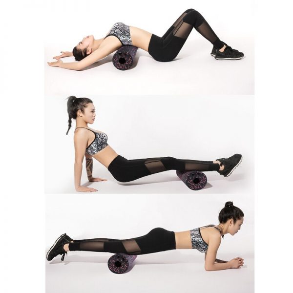 Yoga Foam Roller Kit High Density EPP Peanut Massage Ball set Pilates Body Exercises Gym for Trigger Points Training 30*15cm