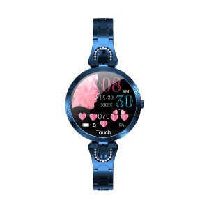 New AK15 Women Smartwatch Lady Blood Pressure Monitor Calories Fitness Tracker Smart Watch