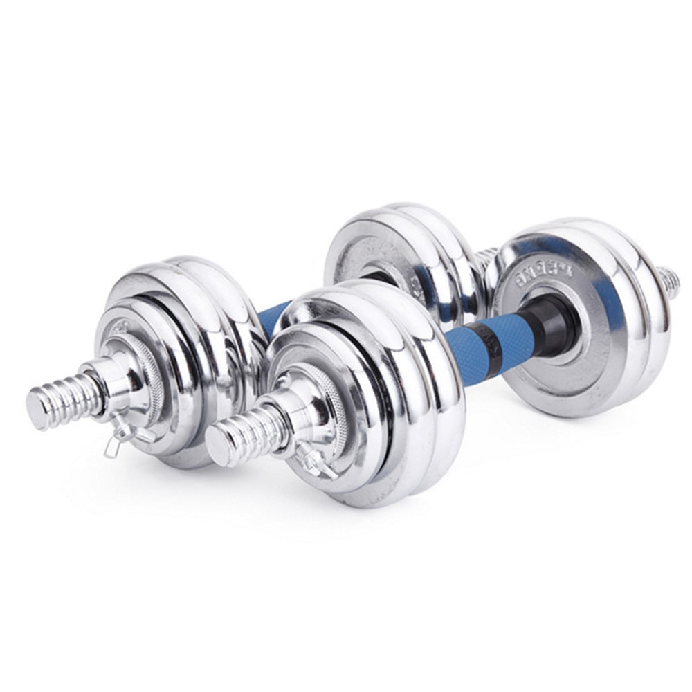 20kg-50mm-diameter--electroplated-cast-iron-dumbbell-men's-weight-adjustable-barbell-sports-equipment. 20kg 50mm diameter electroplated cast iron dumbbell men's weight adjustable barbell sports equipment.