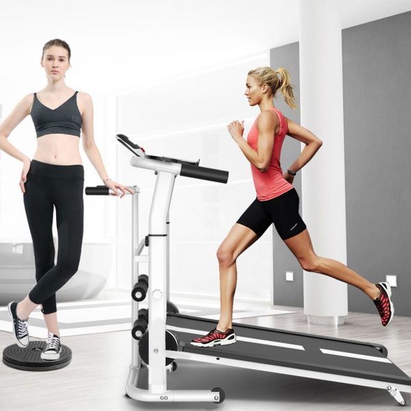 Treadmills Multifunctional Foldable Mini Fitness Home Treadmill Indoor Exercise Equipment Gym Folding House Fitness Treadmills