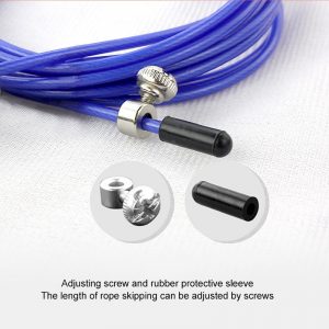 Speed Jump Rope Professional Skipping Rope For MMA Boxing Fitness Skip Workout Training With Carrying Bag Spare Cable