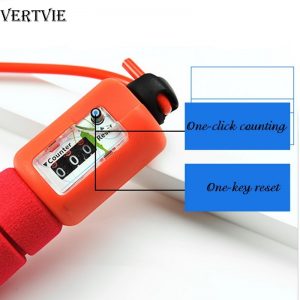 Professional Sponge Jump Rope With Electronic Counter Adjustable Fast Speed Counting Jump Rope Skipping Wire Fittness Gear