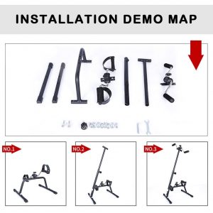 Lazy Fitness Stepper Upper And Lower Limbs Exercise Bike Thigh Workout Machine Gym Indoor Cycling Stationary Bike For Home