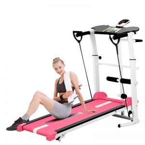 2019 new treadmill, folding mechanical treadmill, fitness treadmill, multi-function silent fitness equipment treadmill with belt
