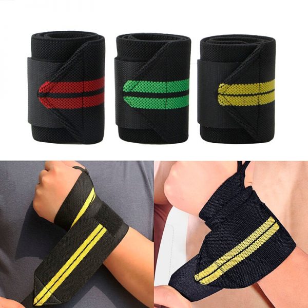 Sport Wrist Weight Lifting Strap Fitness Gym Wrap Bandage Hand Support Wristband SELLING