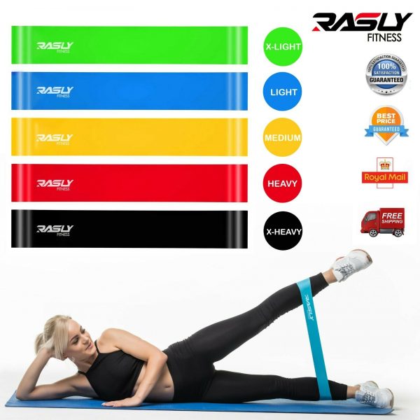 Resistance Bands Loop Exercise Sports Fitness Home Gym Yoga Latex Set