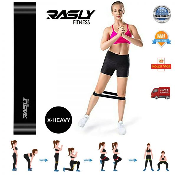 Resistance Bands Loop Exercise Sports Fitness Home Gym Yoga Latex Set