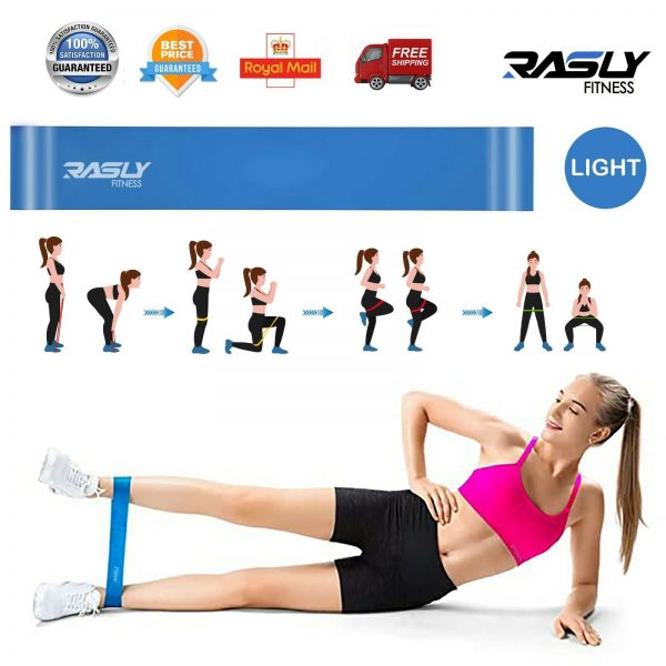 Resistance Bands Loop Exercise Sports Fitness Home Gym Yoga Latex Set